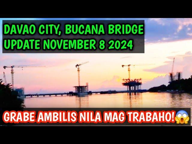 DAVAO CITY BUCANA BRIDGE UPDATE AND COASTAL ROAD NOVERMBER 8, 2024