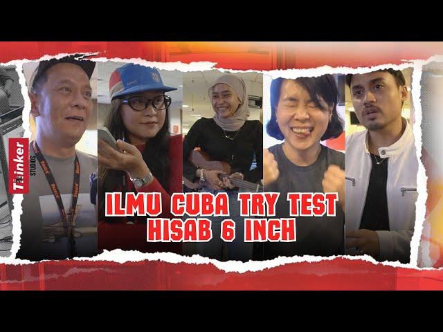 Life at Thinker: Ilmu Cuba Try Test Hisab 6 Inch