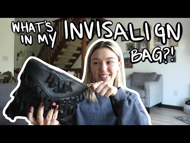 WHAT'S IN MY INVISALIGN BAG?!