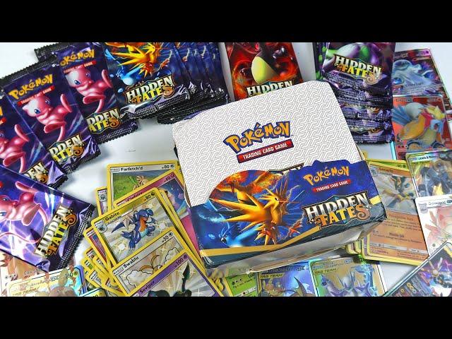 Unboxing Pokemon Cards Hidden Fates Booster Box from Aliexpress - Fake Cards