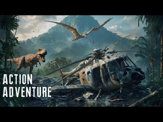 A plane crash threw them on a tropical island full of dinosaurs / Survival Adventure Film