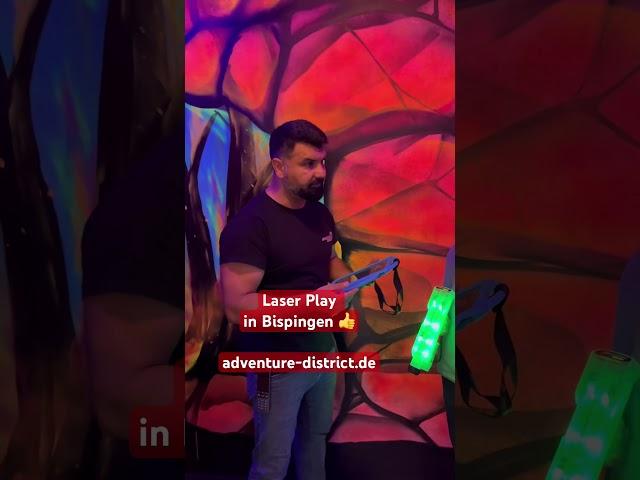 Laser Play in Bispingen in Adventure District #shorts  #youtubeshorts  #youtube #viralvideo