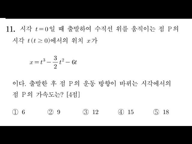 [maxx] 2025년도 수능 수학 풀이 11번 / 2024.11.14(목) 시행