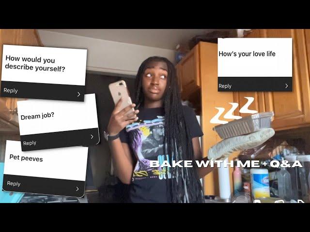 BAKE WITH ME WHILE I ANSWER YOUR QUESTIONS || Sophia Monét