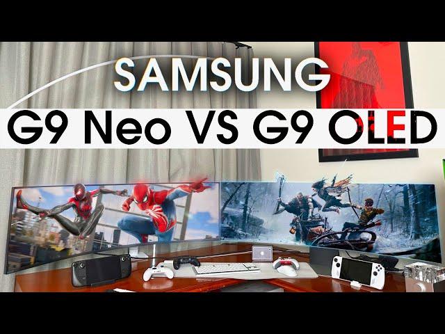 WHO IS THE TRUE KING OF THE SUPER-ULTRAWIDE | The SAMSUNG OLED G9 VS G9 NEO ODYSSEY