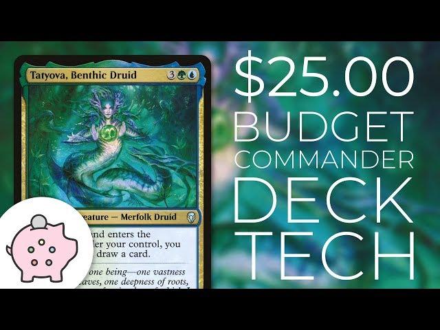 Tatyova, Benthic Druid - EDH Budget Deck Tech $25 | Magic the Gathering | Commander