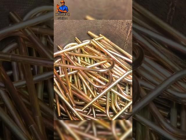 inside Factory U Shape Rods Manufacturing #factorymakingprocess