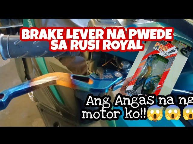 Brake lever installation on GY6 scooter / Rusi Royal / BM17 vlog