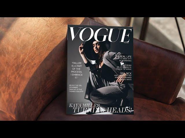 How to Create Your Own Vogue Magazine Cover