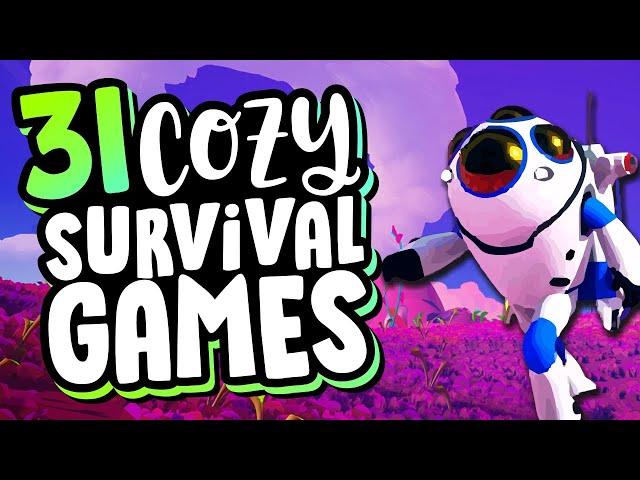 31 Best COZY SURVIVAL GAMES (PC & Console)