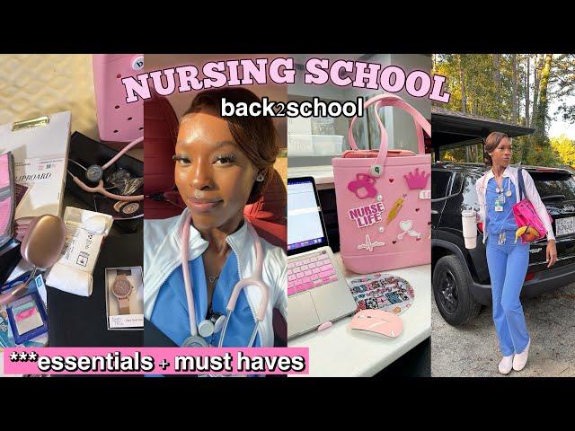 BACK TO SCHOOL NURSING SCHOOL HAUL + ESSENTIALS 🩺‍️. *MUST HAVES* | walmart, amazon etc #nurses