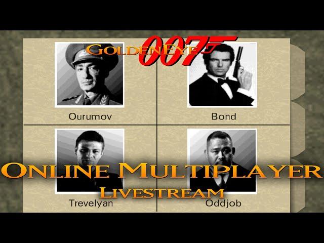 GoldenEye 007 N64 - Online Multiplayer Livestream