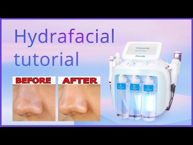 Hydrafacial Tutorial | How To Use Hydrafacial | Skin Care Treatment Step by Step