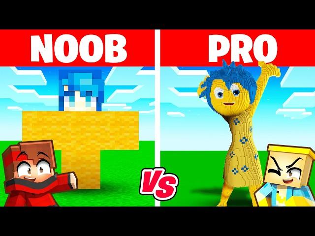 NOOB vs PRO : JOIE de VICE VERSA sur Minecraft !