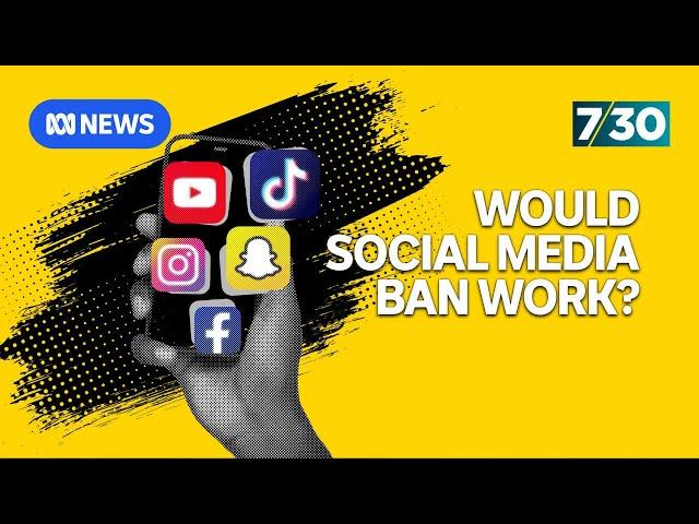 A social media ban for children under 16 has been proposed but questions remain | 7.30