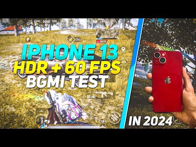 IPHONE 13 HDR + EXTREME PUBG BGMI TEST | IPHONE 13 DETAILED GAMING REVIEW IN 2024