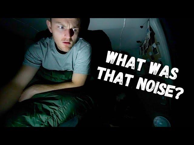 SCARY STRANGE NOISES SOLO Stealth Car Camping