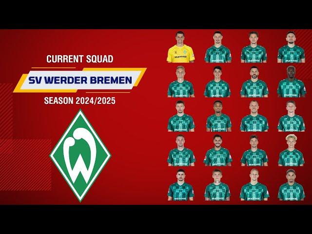 SV Werder Bremen Current Squad For Season 2024/2025 | Bundesliga