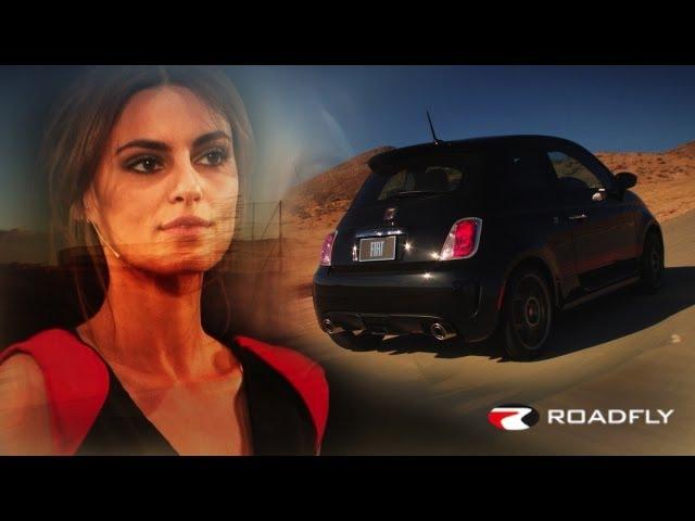 Fiat Abarth and Supermodel Catrinel Menghia by RoadflyTV with Charlie Romero