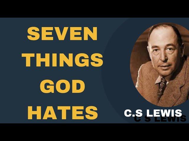 C.S LEWIS  ON LIVING A LIFE PLEASING TO GOD