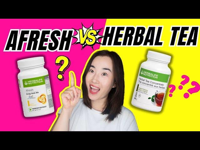 Herbalife Afresh vs Herbal Tea Concentrate | What's The Difference?