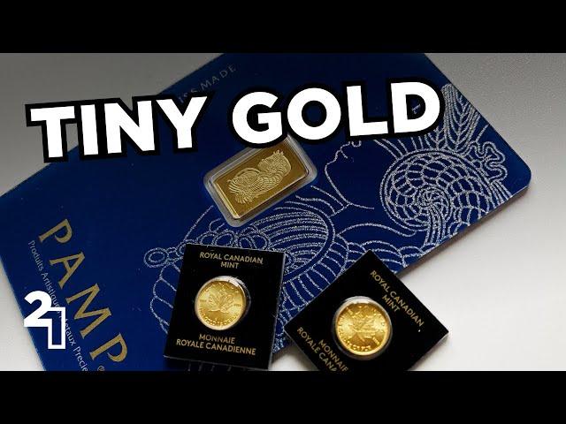 1 Gram Gold Coins & Bars - Canadian Maplegrams & PAMP Suisse Bars