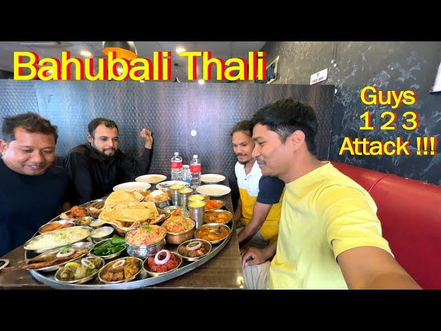 Bahubali thali | Bahubali thali price | Babubali thali in Kathmandu | Bhojan Unlimited | Ranjo