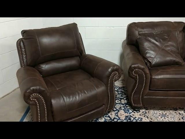 Stafford leather living room set