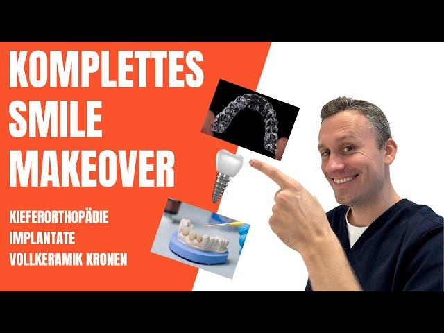 Komplettes Smile Makeover  | Zahnarzt Dr. Maximilian Fuhrmann