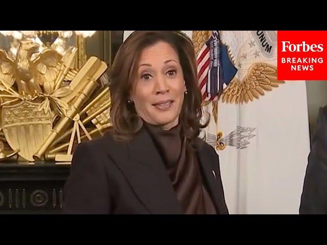 JUST IN: Reporter Asks Kamala Harris About Her Future Plans