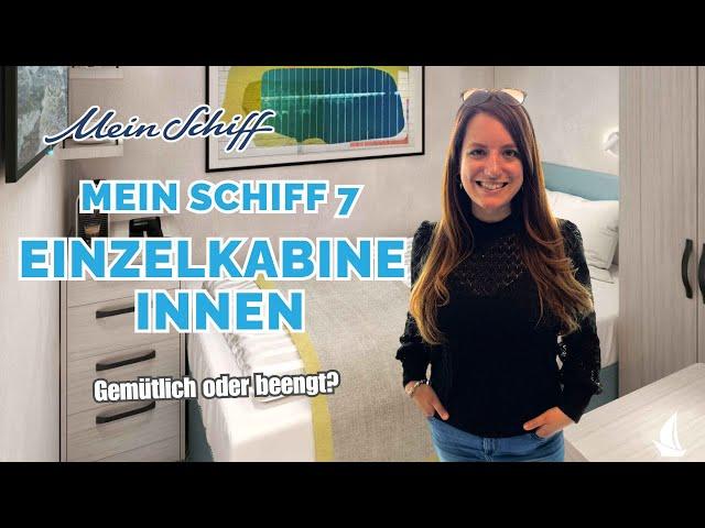 PREMIERE: Einzelkabine Innen auf Mein Schiff 7 - Gemütlich oder beengt?