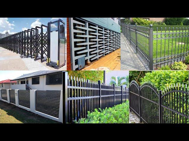 modern metal fence design ideas