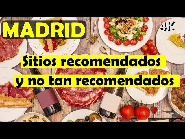 Where to eat in the center of MADRID well and cheap?