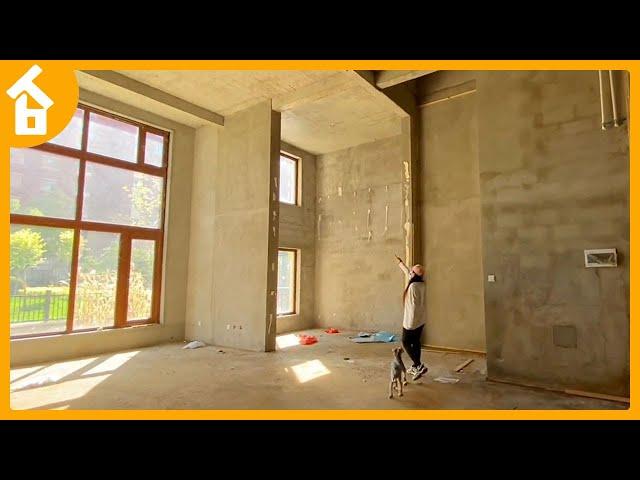 Girl Bought An Abandoned Chateau | THEN & NOW | Completely Renovation (in 40 minutes) TIMELAPSE