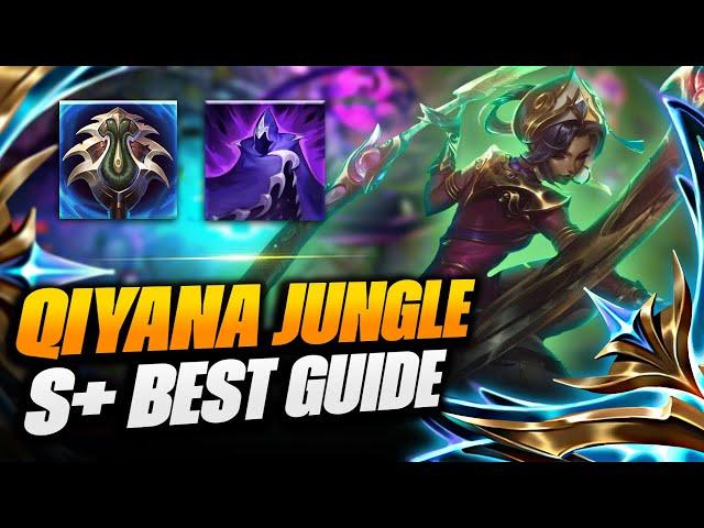 QIYANA JUNGLE PRINTS LP | S+ BUILD + RUNES | CHALLENGER QIYANA GUIDE