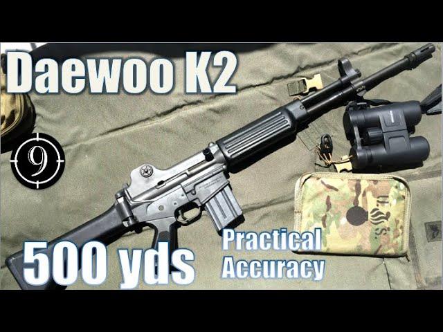 Daewoo K2 to 500yds: Practical Accuracy (Iron Sights)