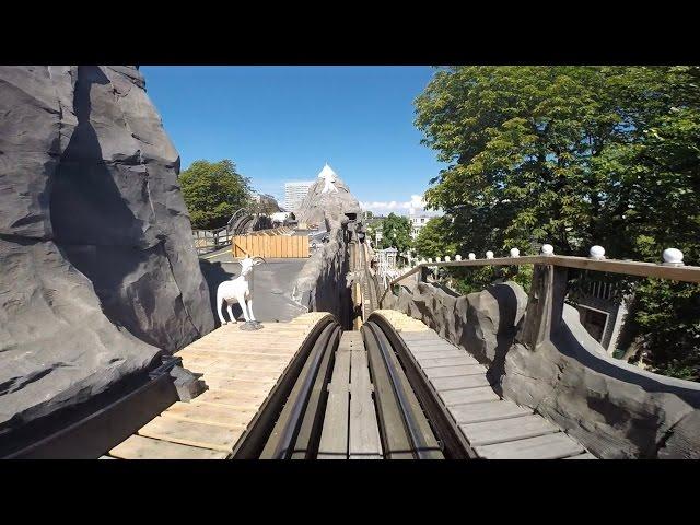 Rutschebanen front seat on-ride HD POV Tivoli Gardens