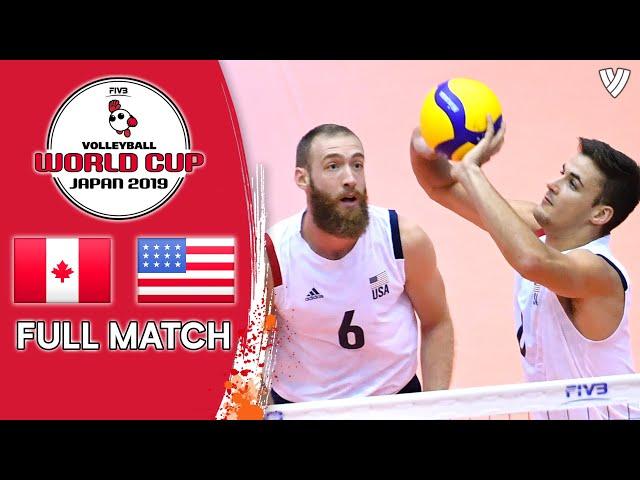 Canada  USA - Full Match | Men’s Volleyball World Cup 2019