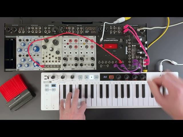 Haken Audio Eaganmatrix Eurorack Module Sound Demo (no talking)