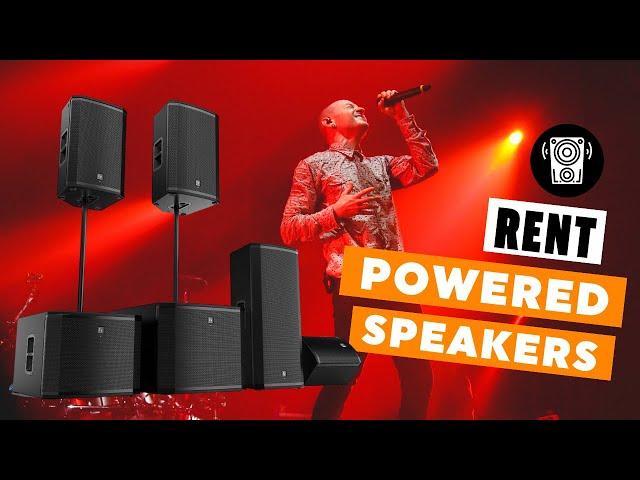 Rent Powered Speakers | Best Powered Speaker Rentals in NYC NJ CT PA MD MA DC