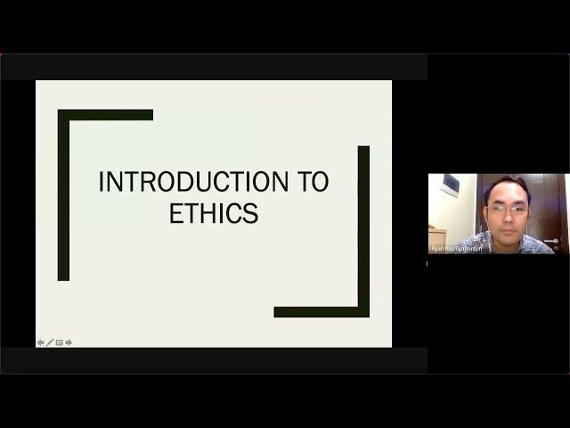 Ethics 101 Lecture 1: Introduction to Ethics