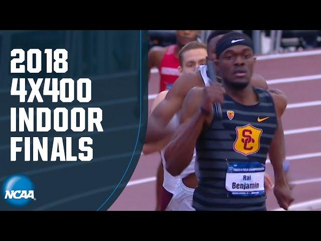 Men's 4x400 - USC sets indoor world record at NCAA