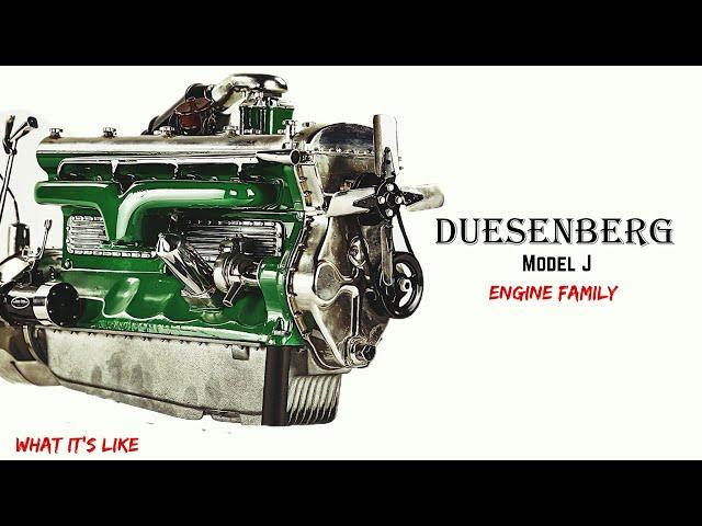 Dusenberg model J engine family model J, SJ, SSJ, Exclusive, sophisticated, and Powerful￼