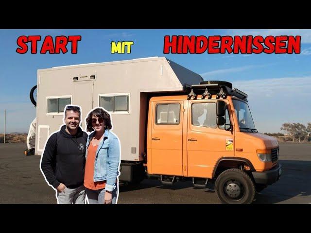 4x4 REISE mit dem LKW CAMPER: unser ABENTEUER beginnt mit PROBLEMEN [Folge 01]