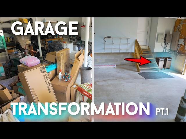 My Ultimate Tech Garage Transformation! Pt.1 - Backup Power Install!