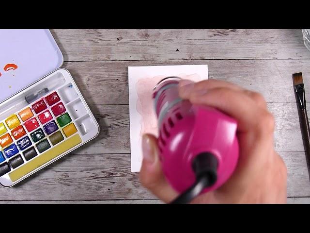 Stamping With Watercolor PAINTS! You Have Everything You Need!