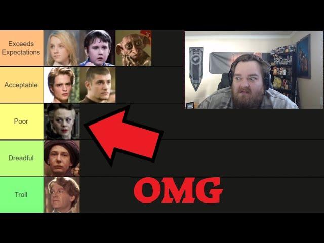 Harry Potter Character Tier List