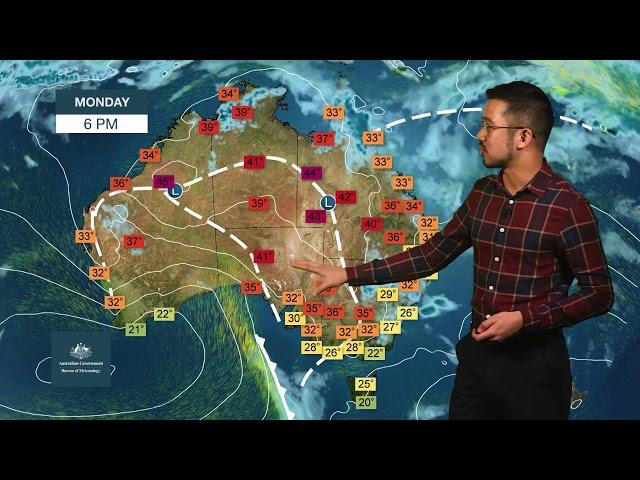 Weekly weather from the Bureau of Meteorology: Sunday 16 February