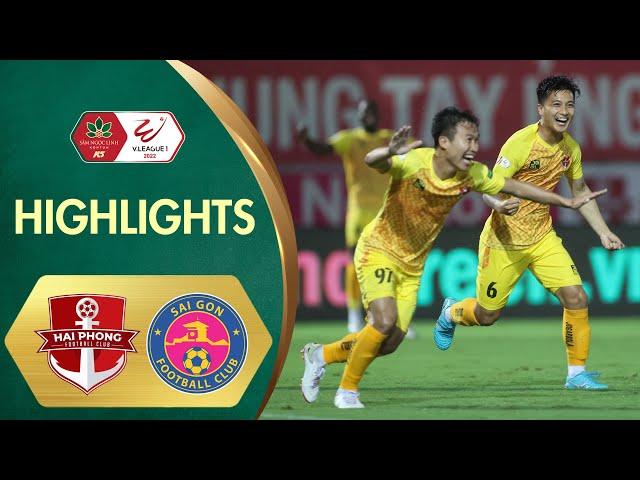 HIGHLIGHTS HẢI PHÒNG - SÀI GÒN | NGƯỜI CŨ HAGL TỎA SÁNG, HLV CHU ĐÌNH NGHIÊM GIÚP HP BAY Ở V.LEAGUE