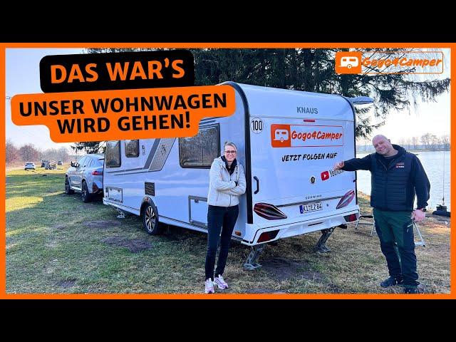 That’s it…  We’re selling our beloved caravan - Knaus Südwind 540 UE